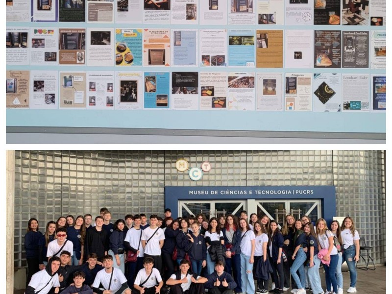 1° Anos do Ensino Médio fizeram viagem de estudos para os cânions de Gramado