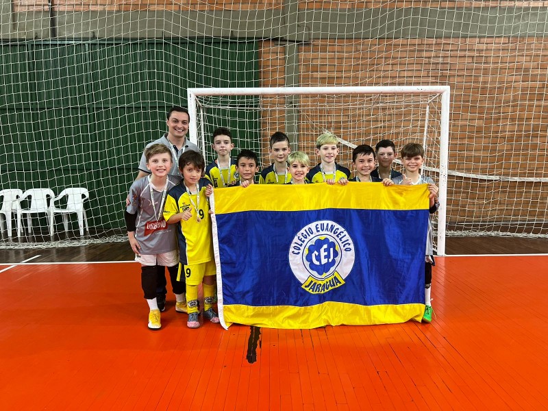 Futsal masculino é vice campeão do Festival Escolar sub 10