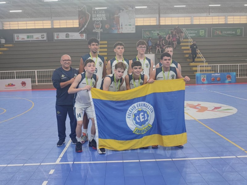 O Colégio Evangélico Jaraguá foi um grande destaque do Basquete na fase microrregional dos Jogos Escolares de 15 a 17 anos