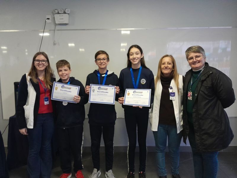 Mais uma premiação da Olimpíada do Conhecimento!