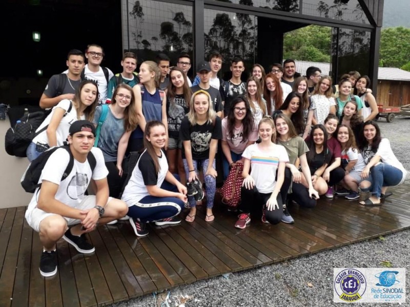 Confraternização com os alunos do Terceirão