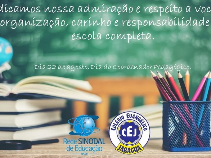 Dia do coordenador pedagógico