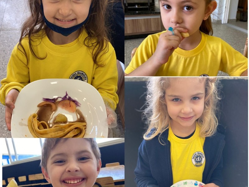 Boa alimentação - vivências no Turno Integral!