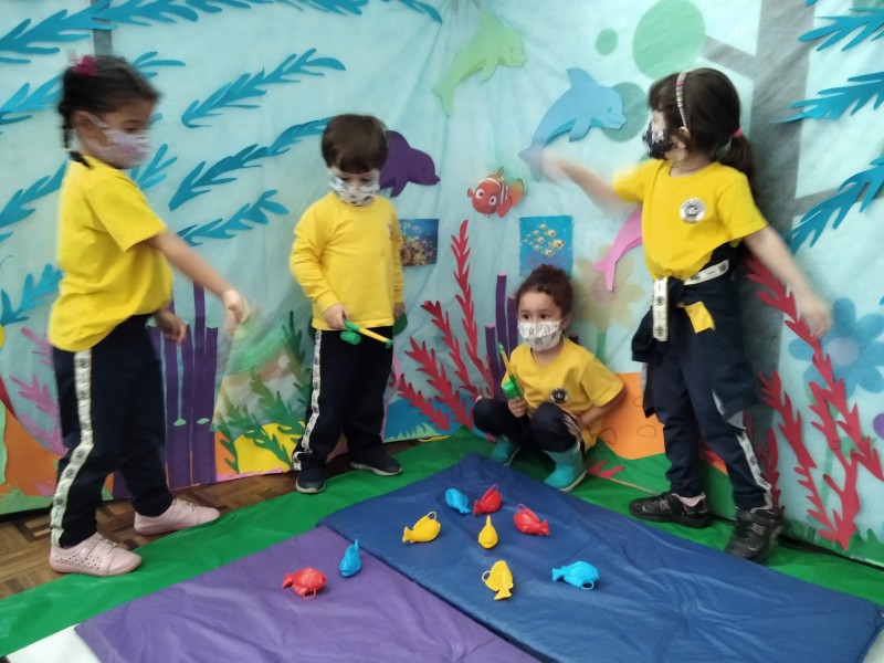 Conscientização sobre uso da água no Infantil 2