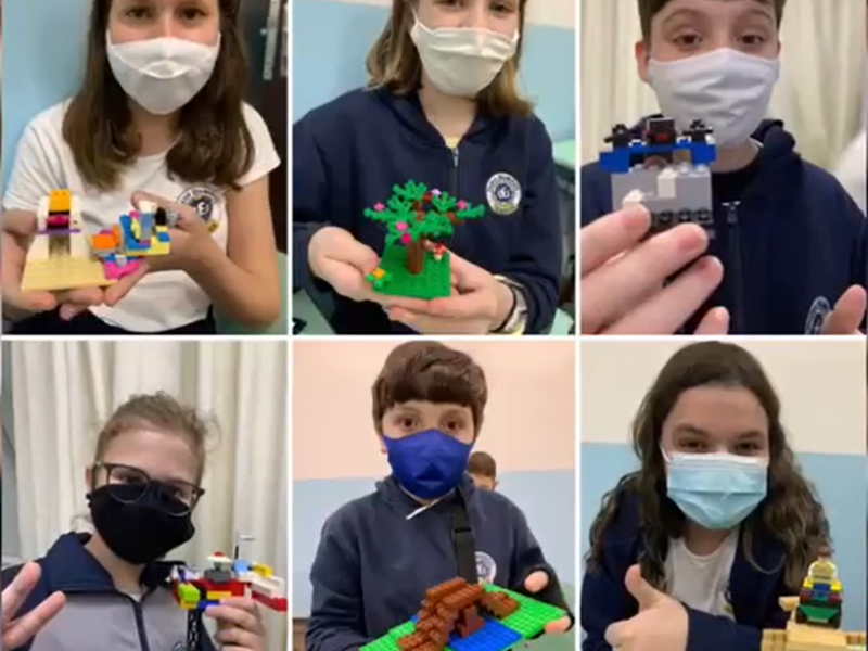 Esculturas lúdicas na disciplina de Arte