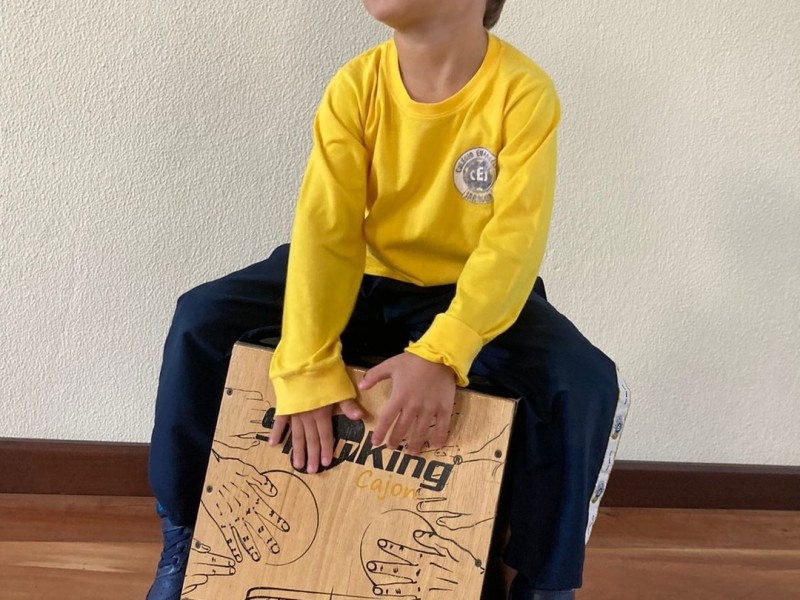 Integral Infantil Matutino participa de roda de conversa com o P. Lucas Grade