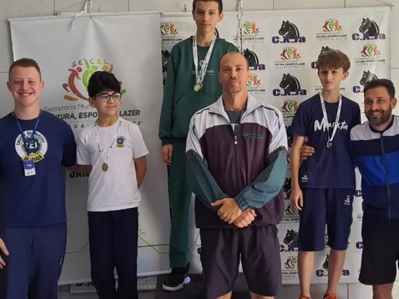 Conquistas do Colégio Evangélico Jaraguá no Xadrez do JESC de 12 a 14 anos