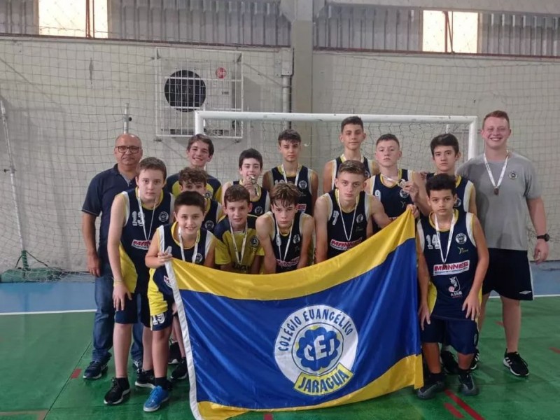 Handebol Masculino do CEJ conquistou o 3° lugar no JESC de 12 a 14 anos.