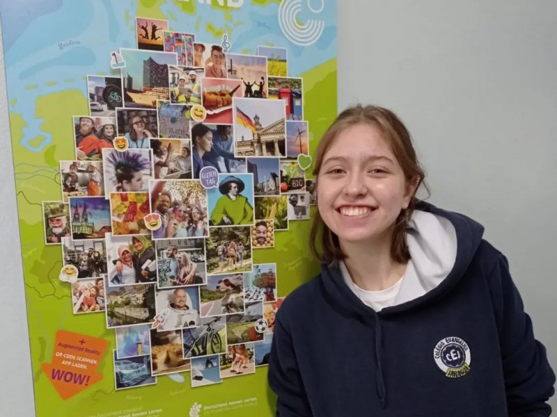 Aluna do CEJ embarca amanhã para a Alemanha!