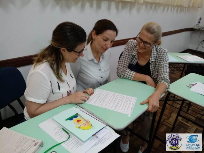 Encontro de formação  da Educação Infantil e 1º ano EF