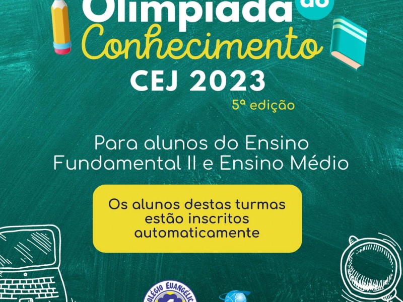 Olimpíada do conhecimento!