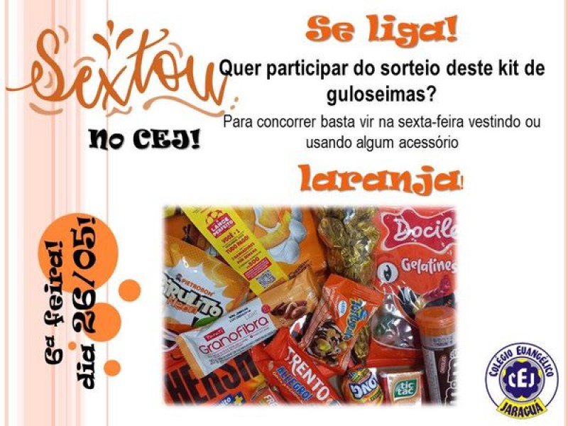 E chegou a semana do nosso 2º SEXTOU!