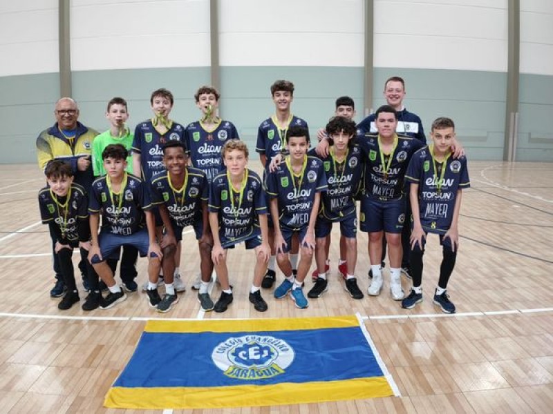 Handebol masculino é campeão do JESC de 12 a 14 anos fase micro regional