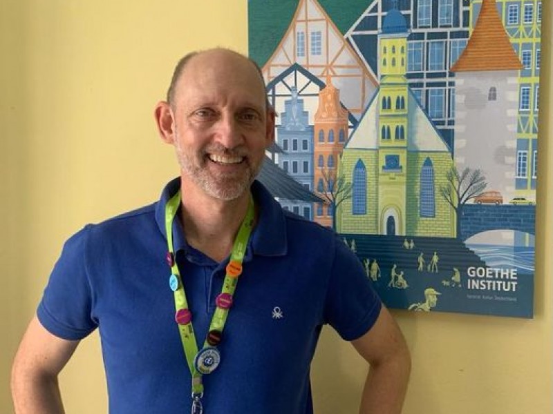 ‘Die Übung macht den Meister‘ – o treino leva à competência –  a conhecida expressão alemã justifica  o entusiasmo do professor Herton Schünemann do Colégio Evangélico Jaraguá.